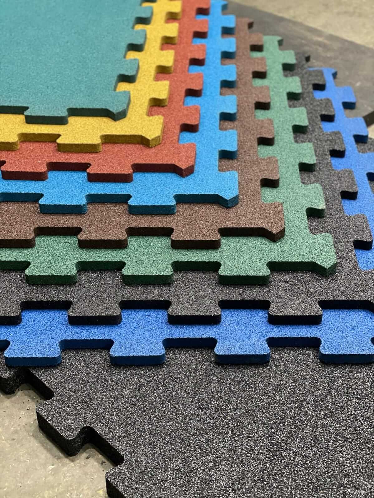 Резиновое покрытие "Спорт Puzzle" — 40 мм